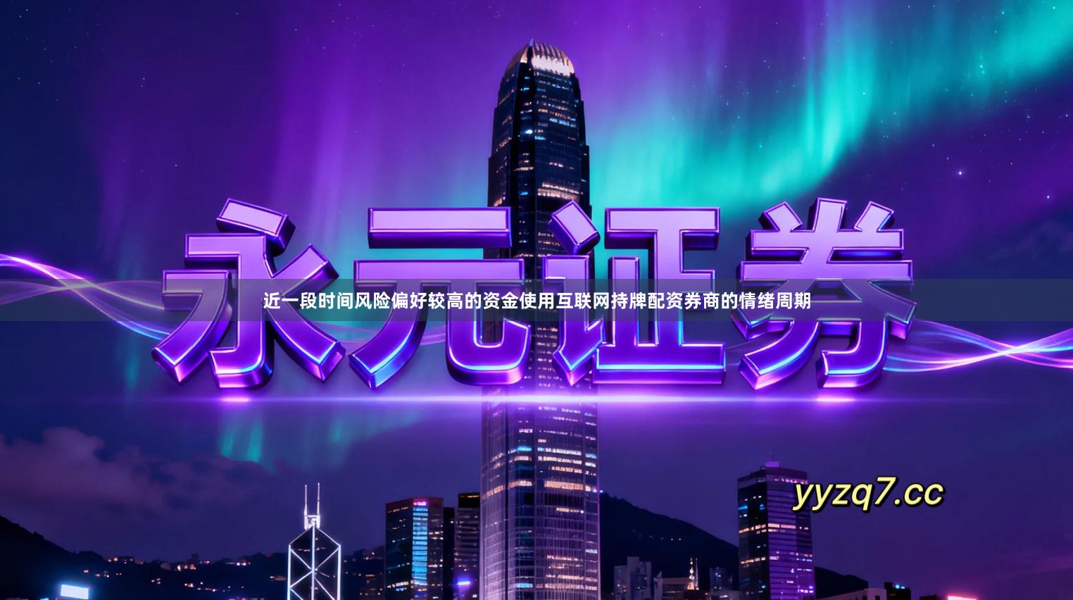 近一段时间风险偏好较高的资金使用互联网持牌配资券商的情绪周期